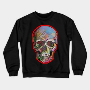 The Happy Skull (Red ) Crewneck Sweatshirt